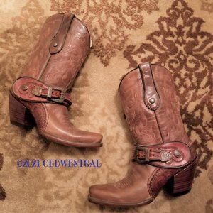 New Corral Golden Harness Cowboy Boots Size 5.5